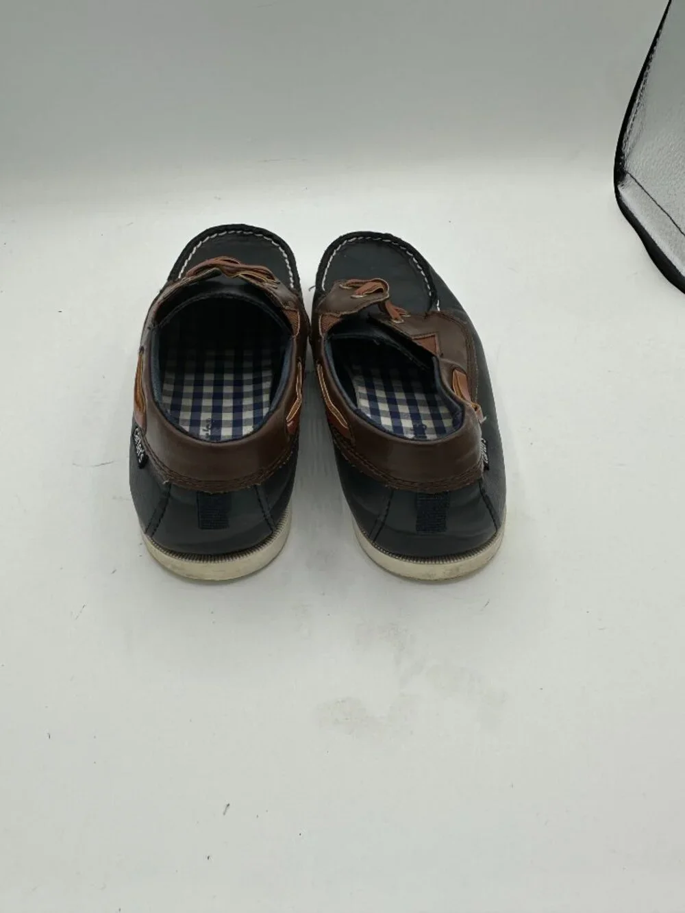 Carter's Toddler Boat Shoes Faux Leather Blue Boys Size 2